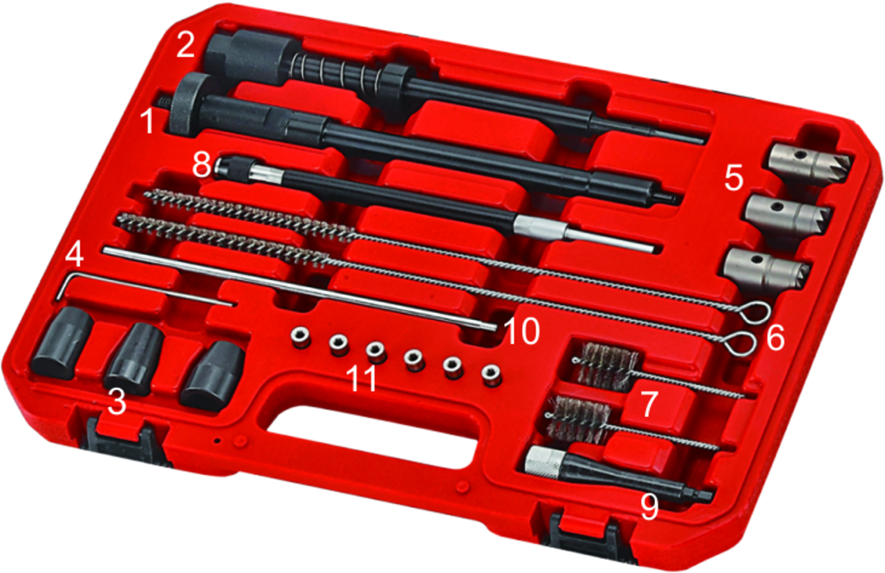 Чистка колодцев форсунок common rail